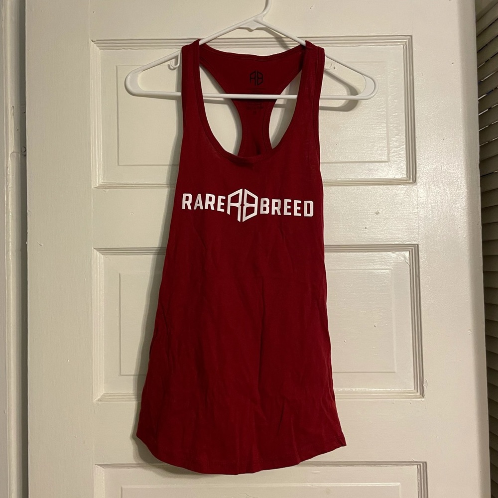 NWOT Rare Breed size XS Red racer back tank